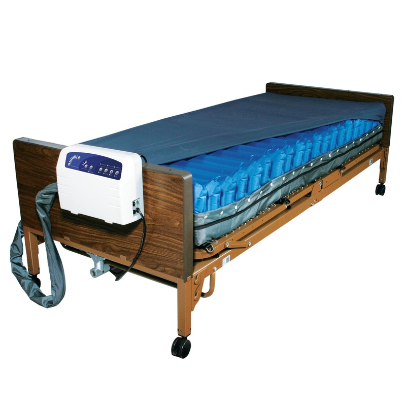 Med Aire Low Air Loss Mattress Replacement System with Alarm 36Wx80Lx10 H