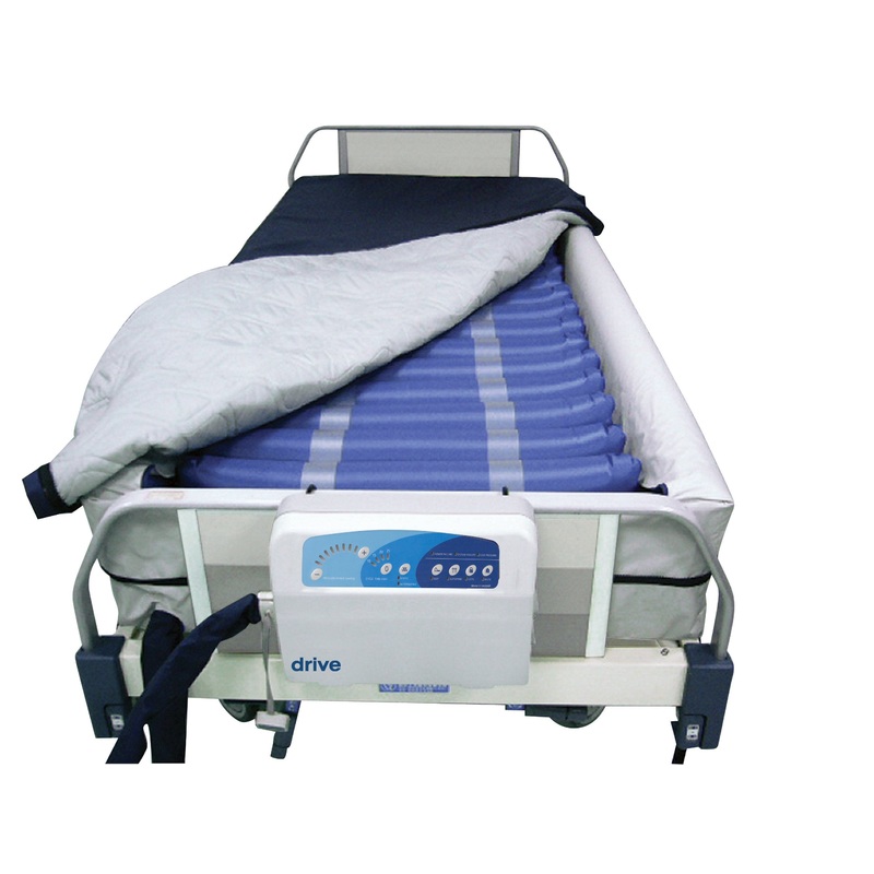 Med-Aire Plus 8 Alternating Pressure and Low Air Loss Mattress System with 10 Defined Perimeter