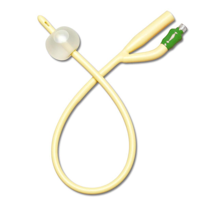 Silicone Elastomer Coated Latex Foley Catheter – Medline – All Sizes