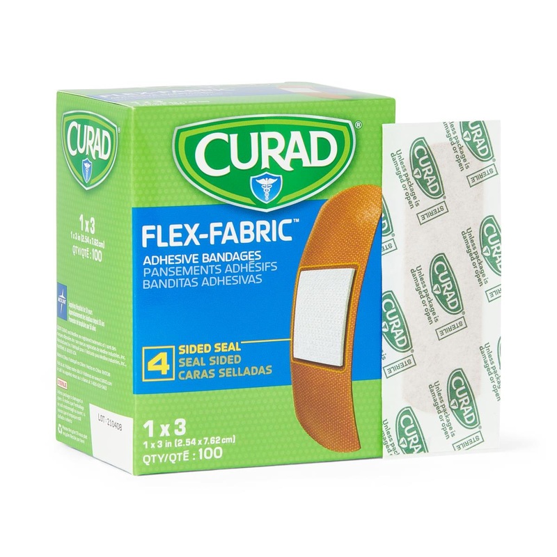 Comfort Cloth Adhesive Fabric Bandages, 1×3 (Case of 1200)