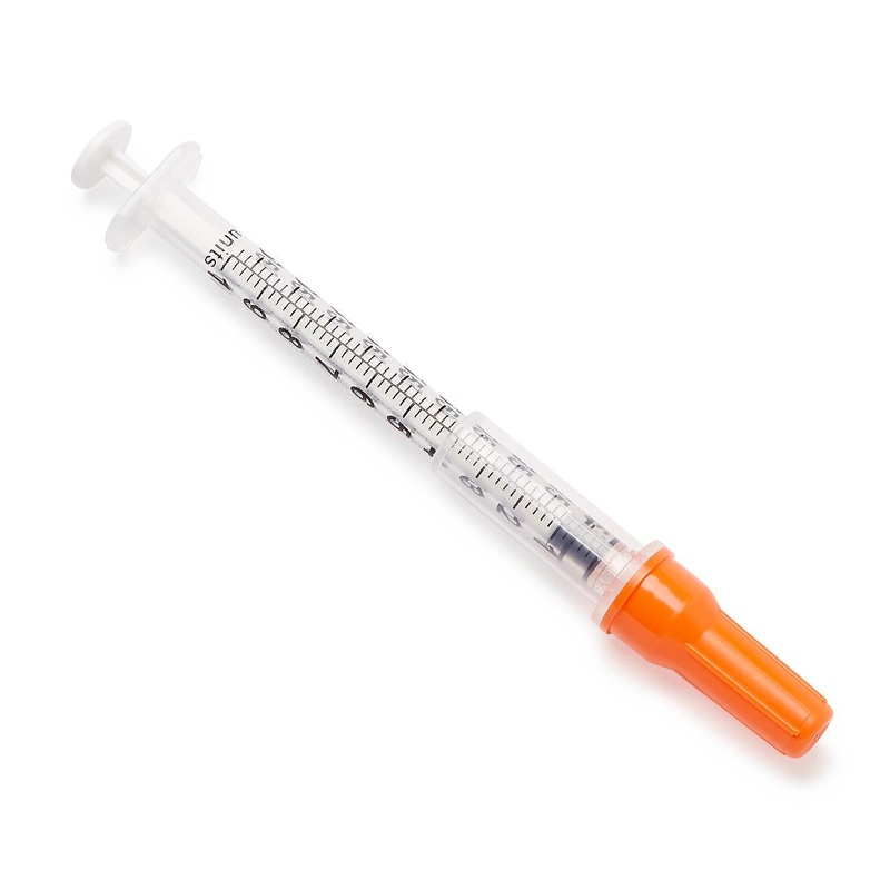 Insulin Safety Syringes|Box of 100|Case of 500