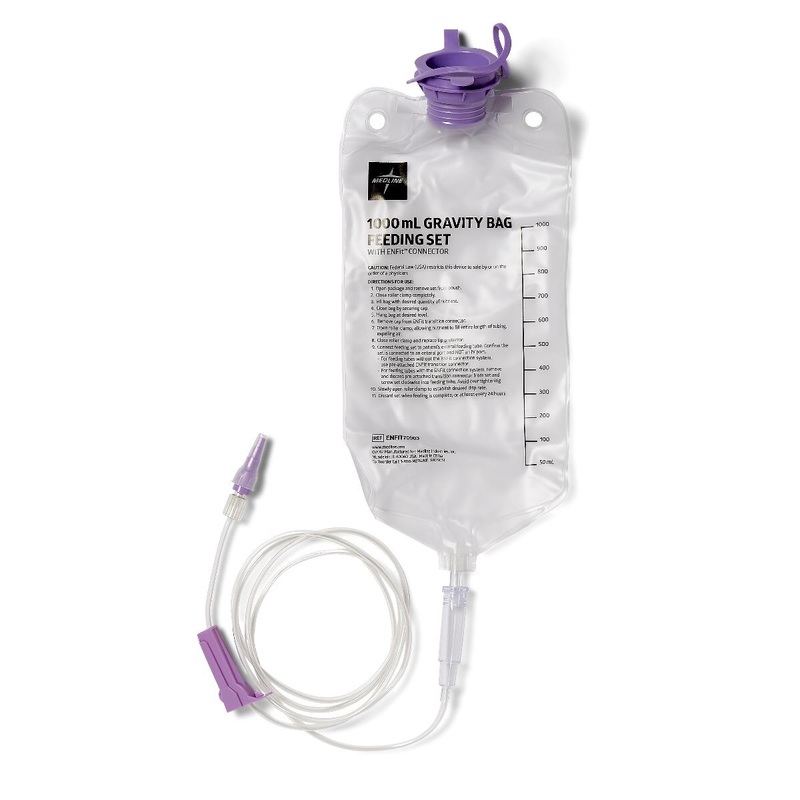 Medline Gravity Feeding Set|1 Each|Case/30