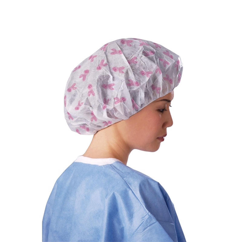 Medline Pro Series bouffant caps (Case of 500)