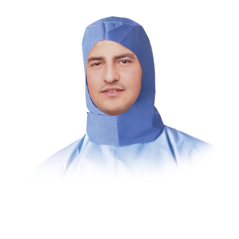 Surgeon Hood, Ties Under Chin, Blue (case of 300)