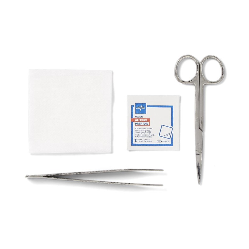 Suture Removal Trays|Single|Case of 100