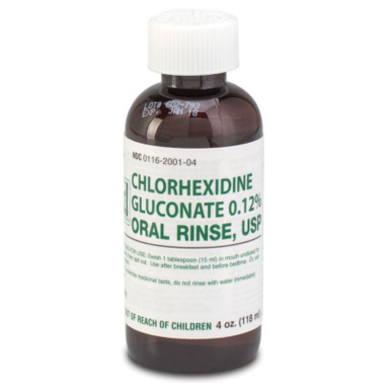 Chlorhexidine Gluconate 0.12% 4 oz. Bottles 48/Case