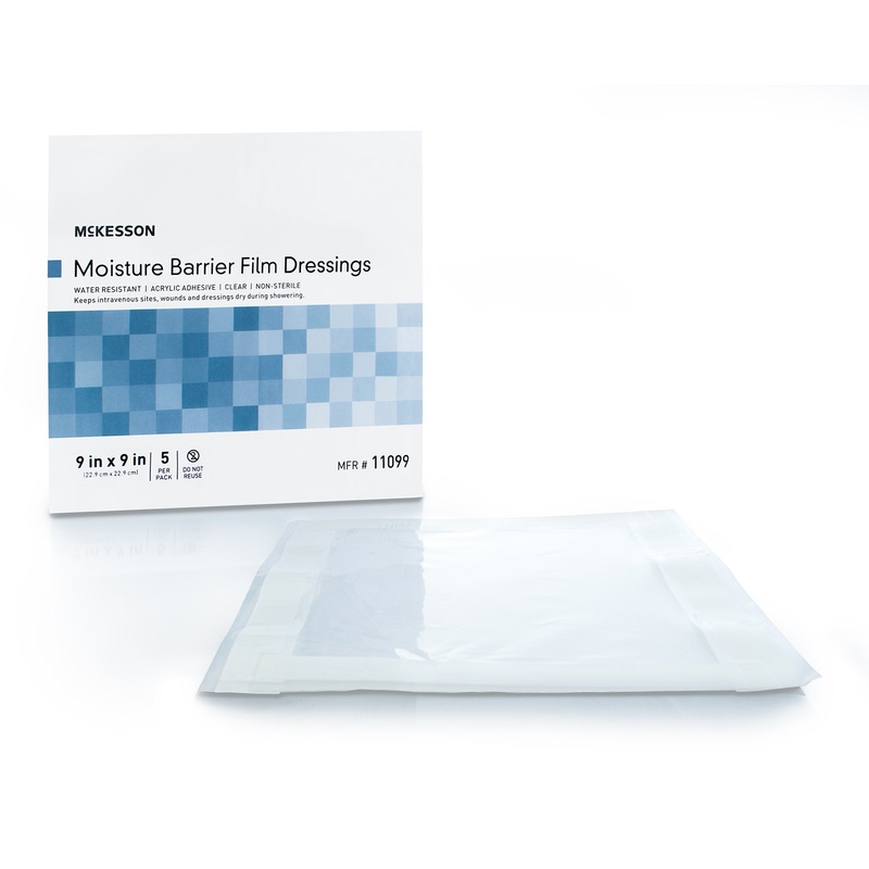 Moisture Barrier Protector McKesson 9X9 Inch NonSterile Pk/5