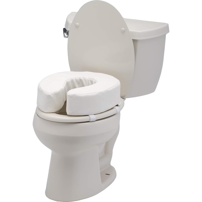 NOVA Toilet Seat Cushion and Riser 4 Padded Toilet Seat Attachment Cover