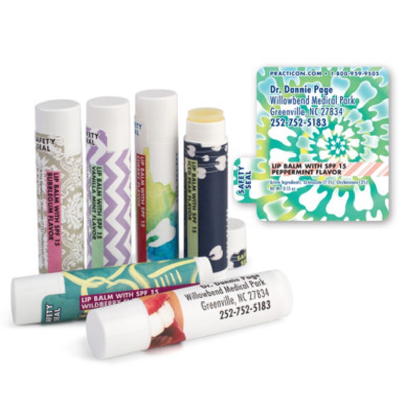 Personalized Tooth Spiral B Lip Balms 250/Pack