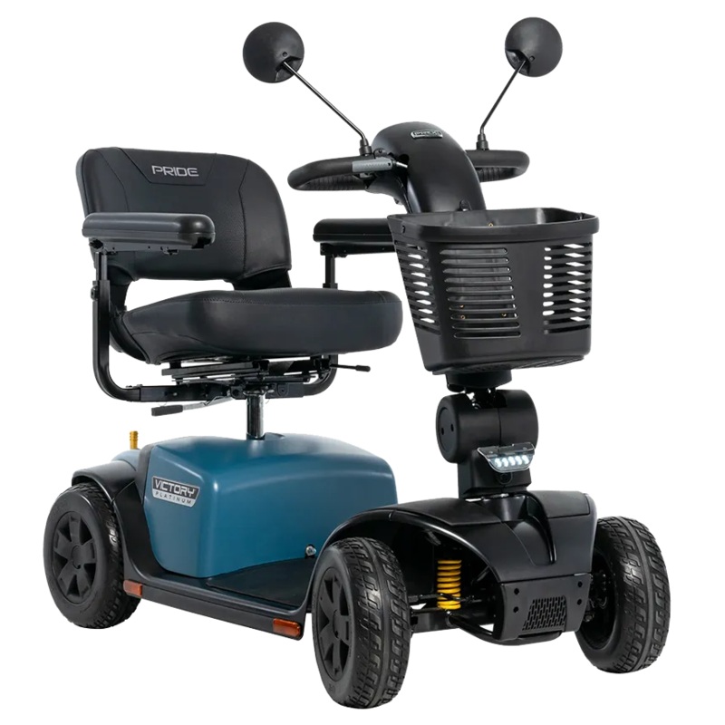 Pride Victory Platinum|Foldable Molded Plastic Back Black Vinyl – 18″W x 17″D 13″H|Foldable Molded Plastic Seat – 20″W x18″W +50|High Back W/ SliderBlack Vinyl – 18″W x 18D” +$200|High Back No Slider Black Vinyl – 20″W x 20″D +$300|Cardinal Red|Iceberg Bl