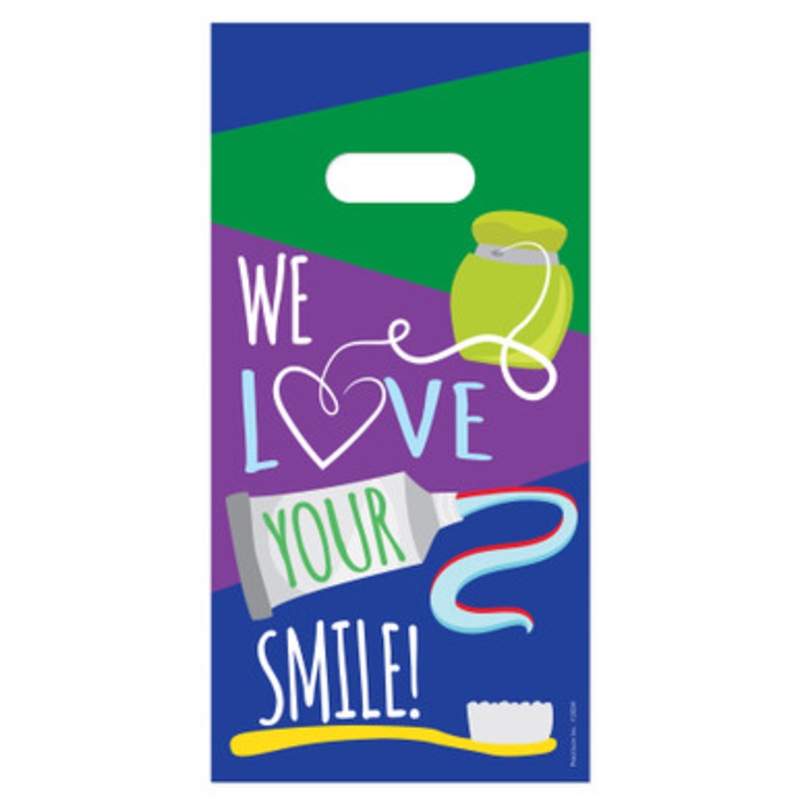 6 x 12 We Love Your Smile Bags 100/Pack