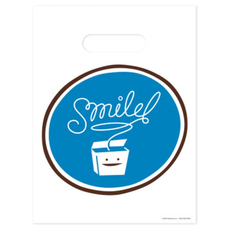 9 x 12 Smile Floss Bags 100/Pack