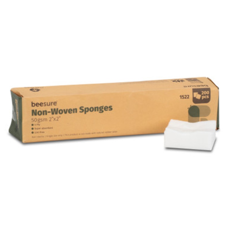 Beesure 2×2 Premium Non-Woven Sponges 5000/Box