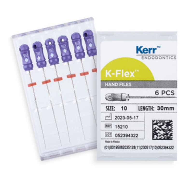 Kerr K-Flex Files 30mm Size 10 Purple 6/Pack