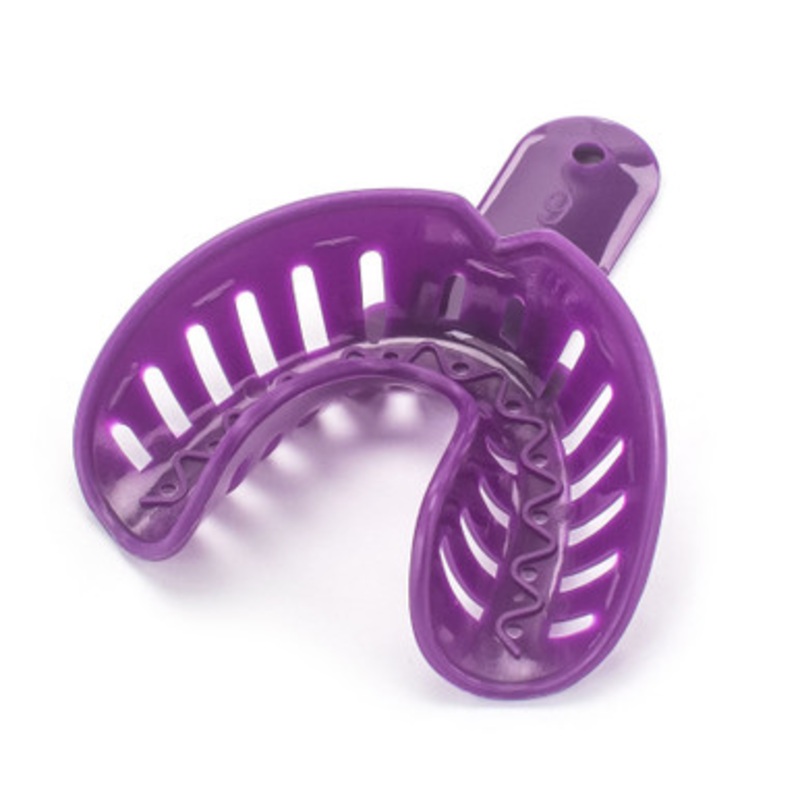 Redi-Lock Impression Trays Large Lower Purple 50/Pack