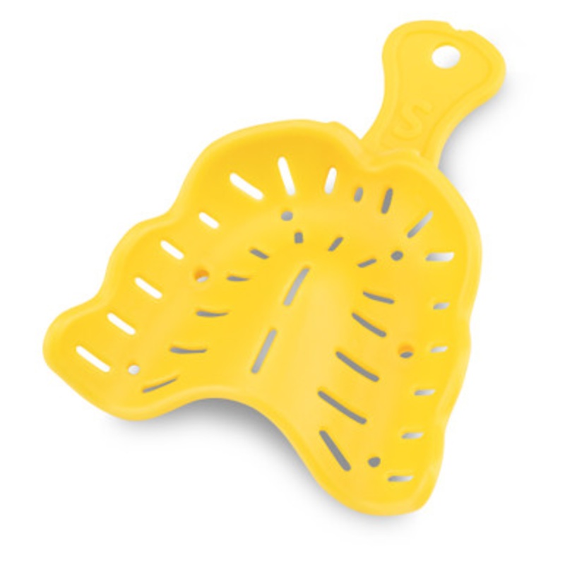 Disposable Edentulous Impression Trays Small (Yellow) Upper 12/Pack