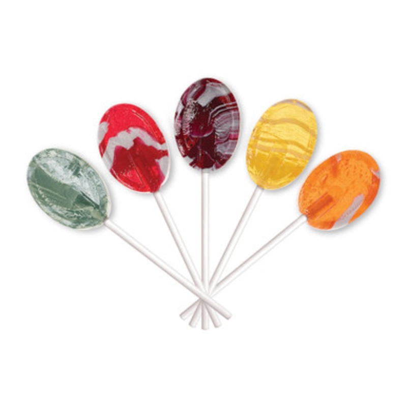 Dr. John’s Healthy Sweets Creamsicle Swirl Oval Lollipops 150/Pack