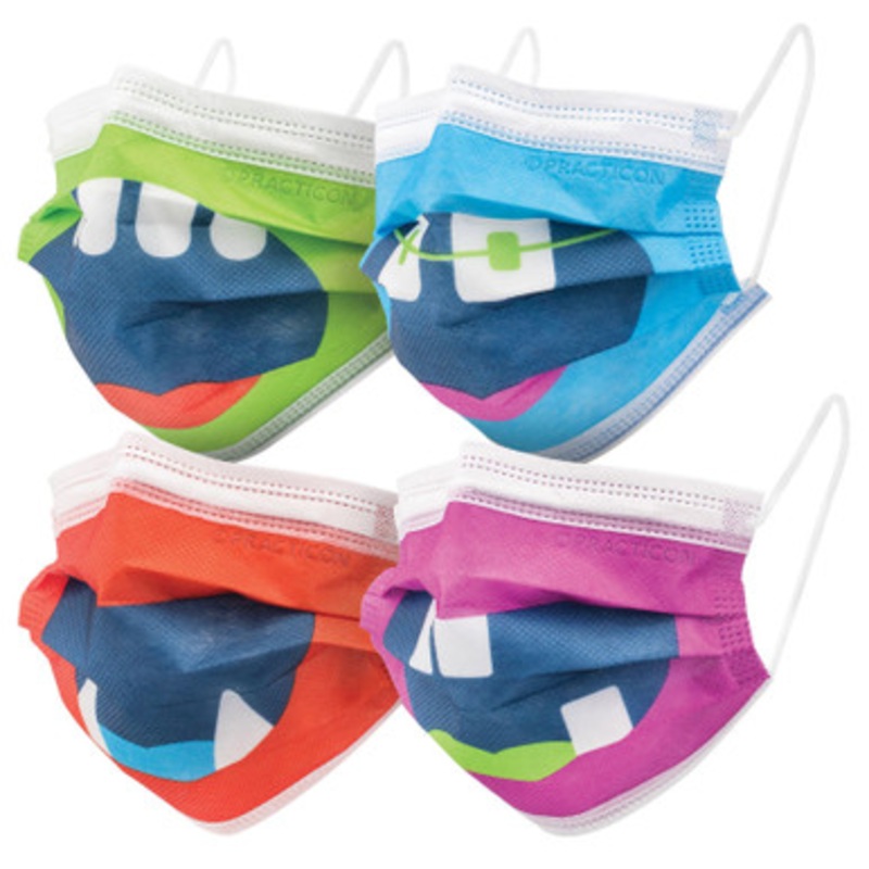 Giggle Monster Level 3 Face Masks 48/Box