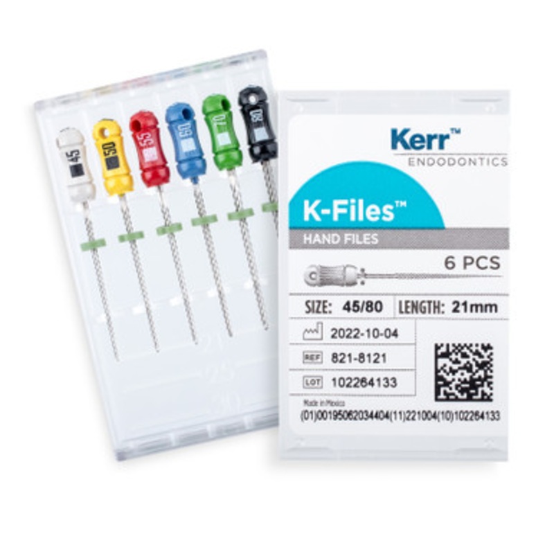 Kerr K-Files 21mm Series 2 Assorted 45/80 6/Pack