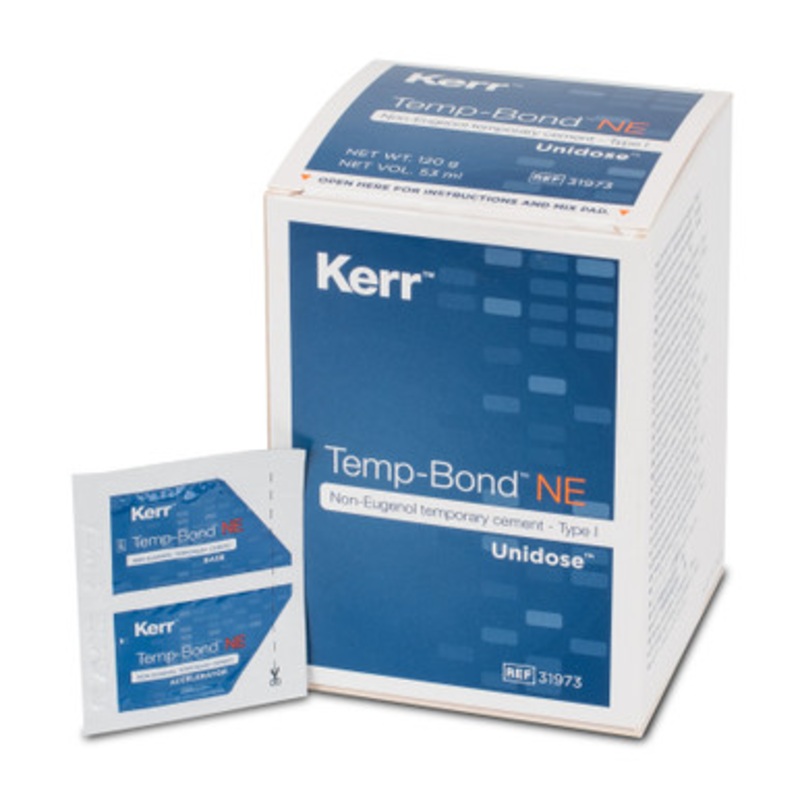 Kerr Temp-Bond NE Temporary Cement Unidose Packets 50/Pack