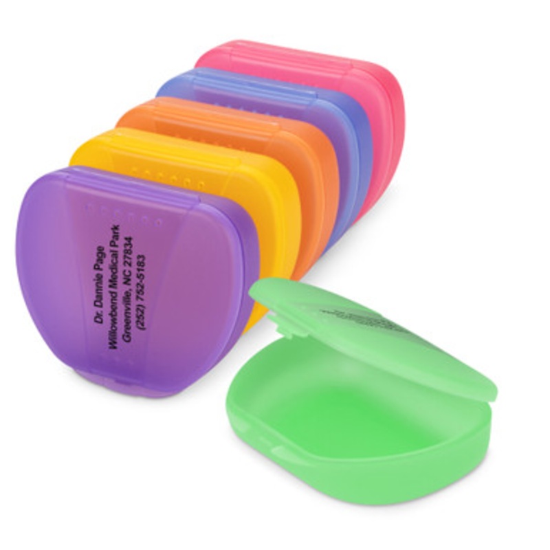 Personalized Translucent Tropical Retainer Cases 12/Pack