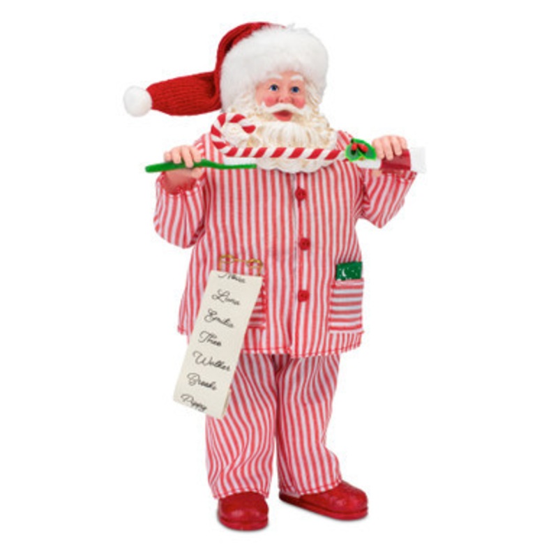 Possible Dreams Minty And White Santa