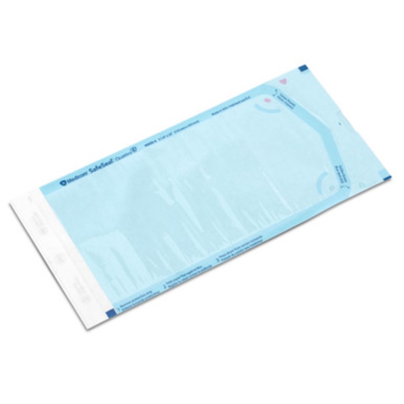 SafeSeal Quattro Sterilization Pouches 5 1/4 X 10 200/Box