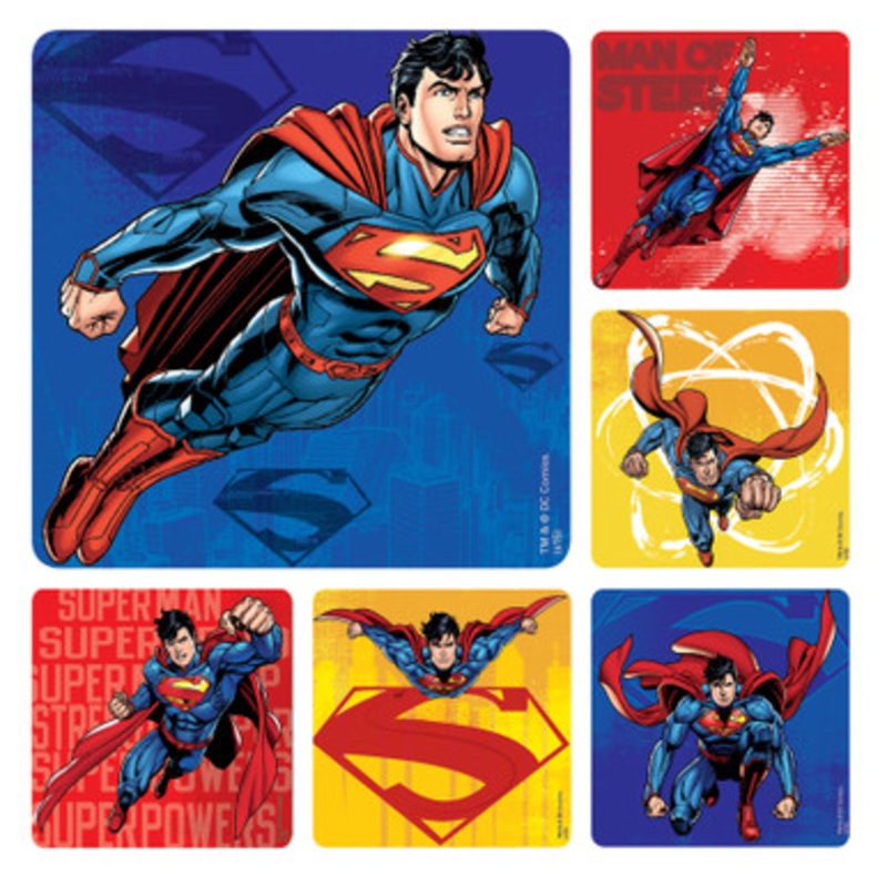 Superman Stickers 100/Pack