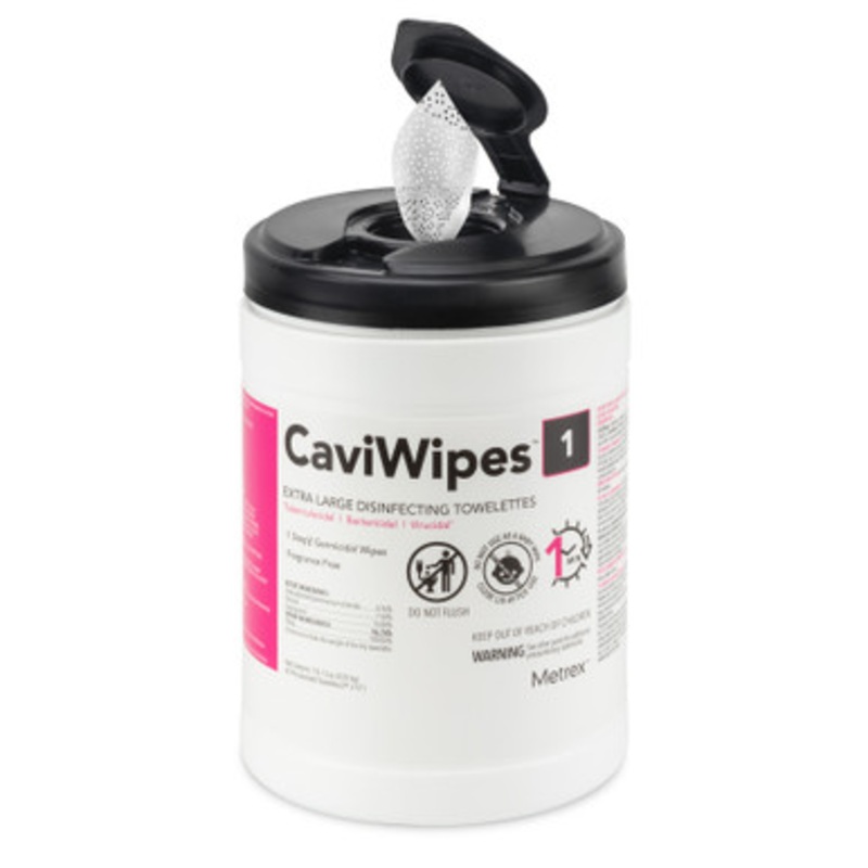 XL CaviWipes1 Disinfecting Towelettes 65/Canister