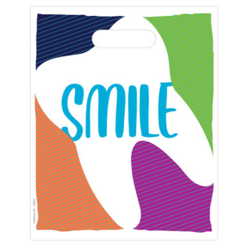 8 x 10 Tilted Tooth Bags 100/Pack