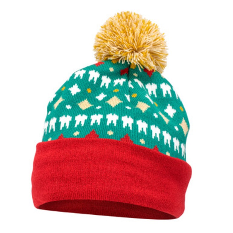 Holiday Knit Dental Beanie