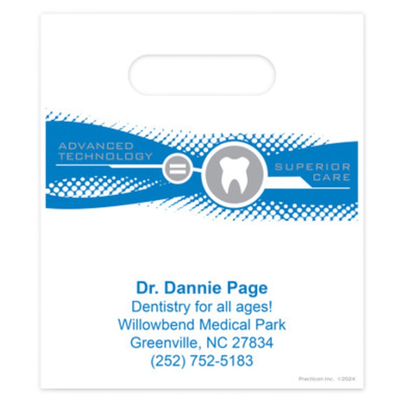 7  x 9 Superior Care Personalized Bags 500/Pack