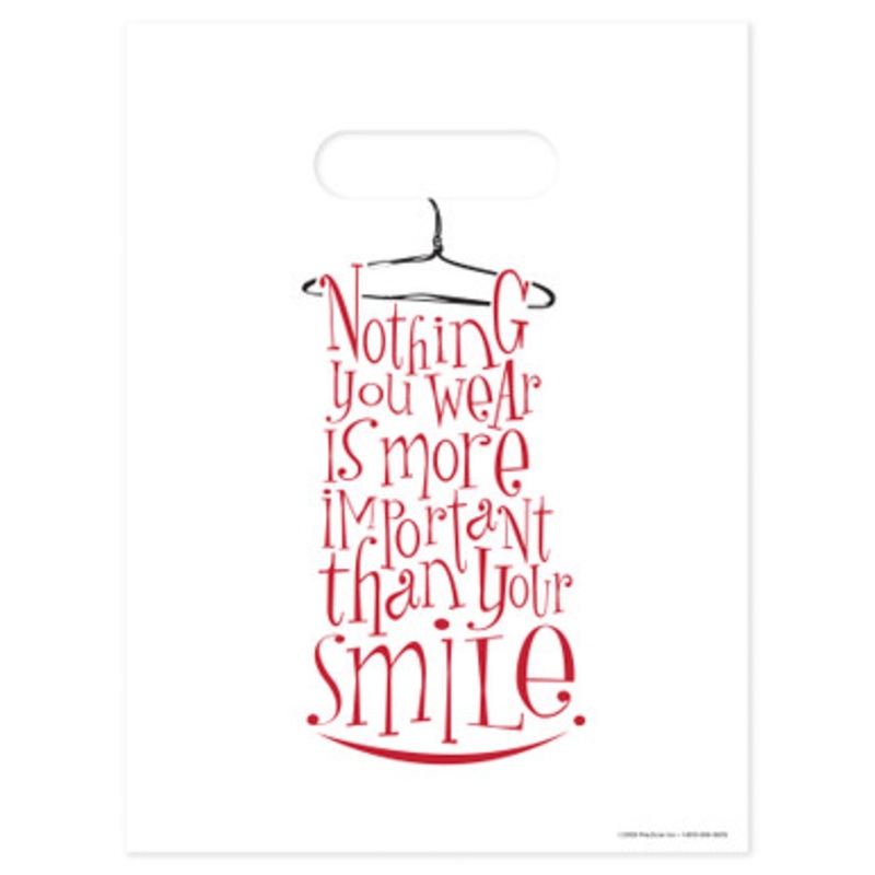 9 x 12 Wear Your Smile Bags 100/Pack