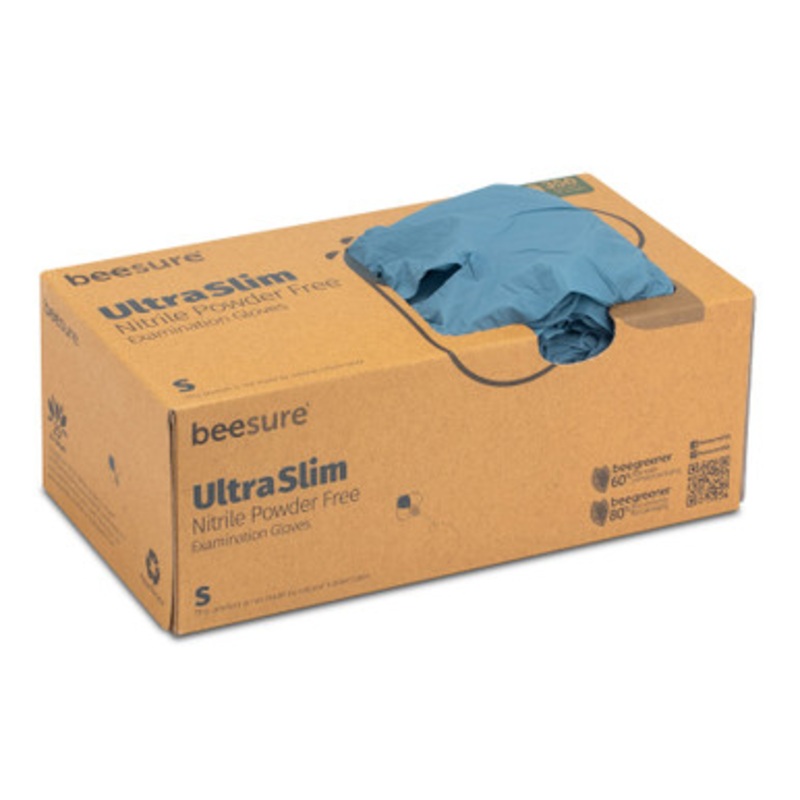 Beesure UltraSlim Nitrile Exam Gloves 350/Box