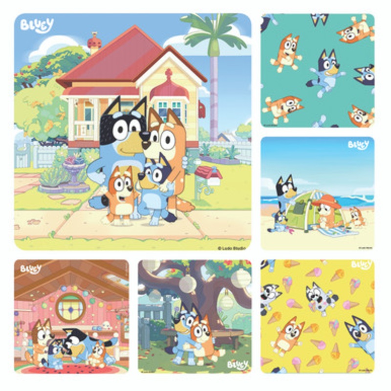 Bluey Stickers 100/Roll