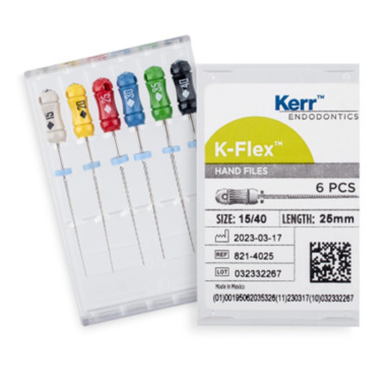 Kerr K-Flex Files 25mm Series 1 Assorted 15/40 6/Pack
