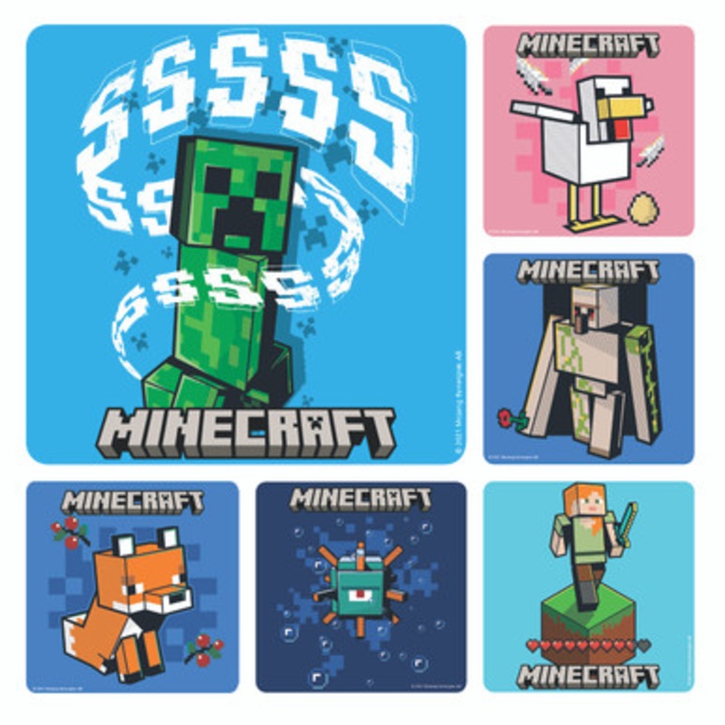 Minecraft Stickers 100/Roll