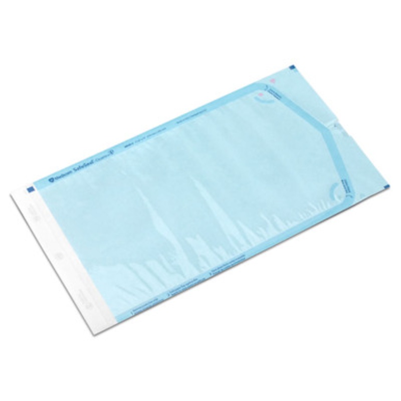 SafeSeal Quattro Sterilization Pouches 7 1/2 X 13 200/Box