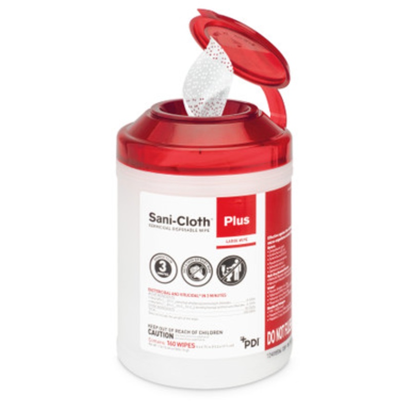 Sani-Cloth Plus Wipes 160/Canister