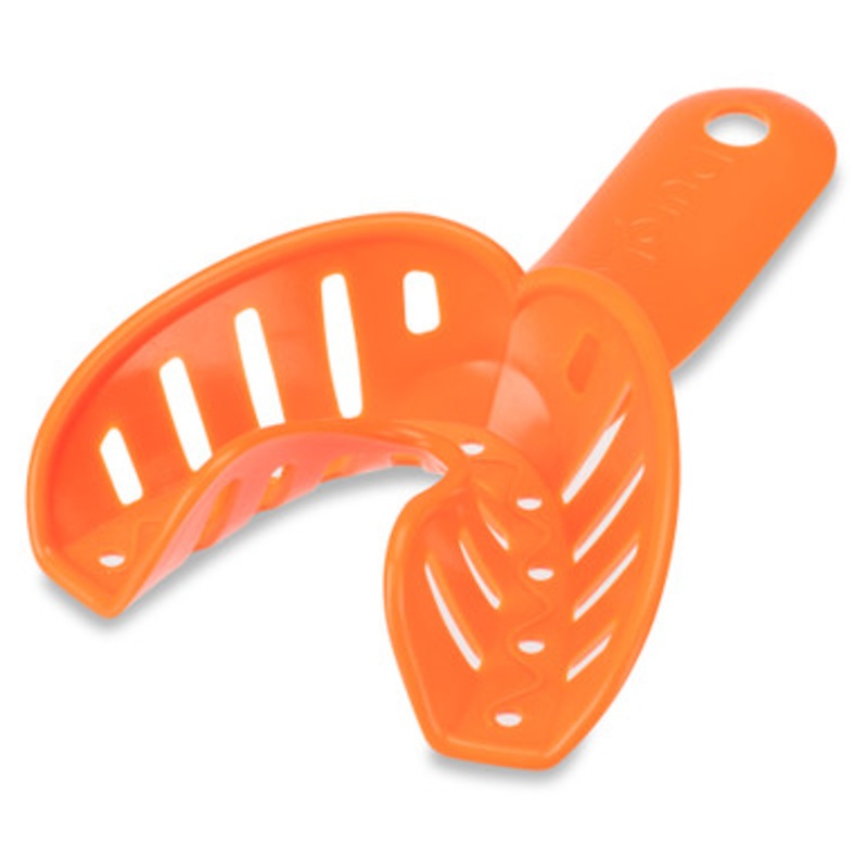 DuraLock Plus Extra Small (Orange) Lower Impression Trays 50/Pack