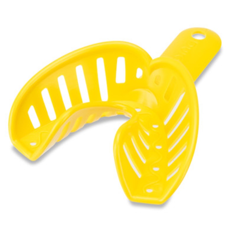 DuraLock Plus Large (Yellow) Lower Impression Trays 50/Pack