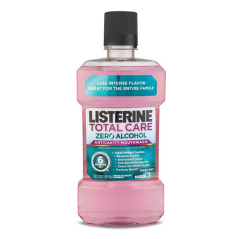 Listerine Total Care Zero Mouthwash 1 Liter 6/Case
