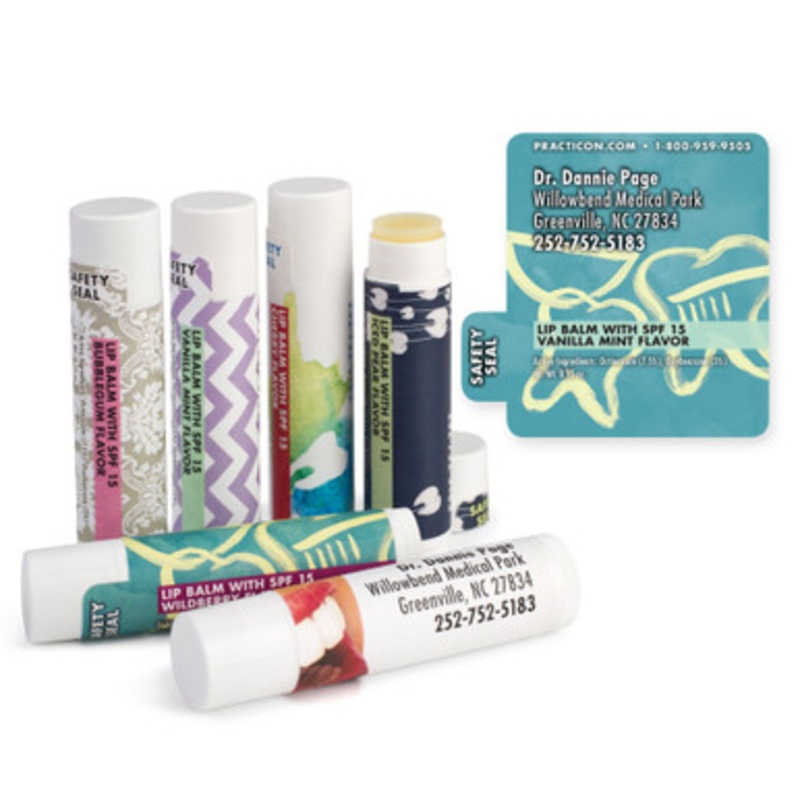 Personalized Dental Drawings Lip Balms 250/Pack