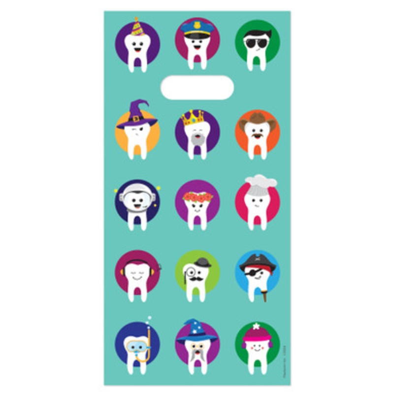 6 x 12 Character Teeth Bags 100/Pack
