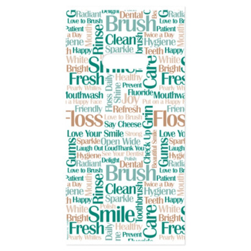 6 X 12 Tooth Talk Scatter Print Bags