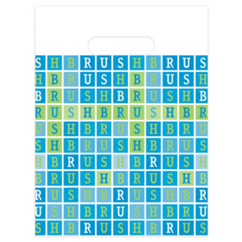 9 x 12 Brush Squares Scatter Print Bags 100/Pack