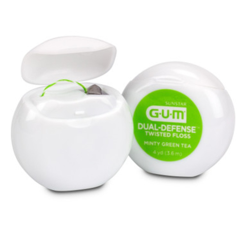 GUM Dual-Defense Twisted Floss 144/Box