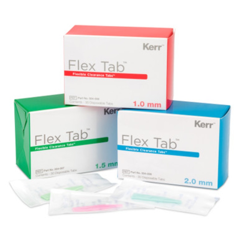 Kerr Flex Tab Flexible Clearance Tabs Assortment 90/Pack