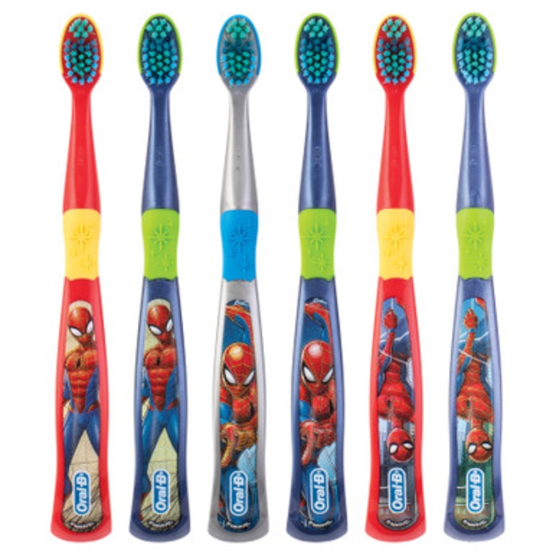 Oral-B Spiderman Kids 3+ Toothbrushes Bulk Pack 72/Pack