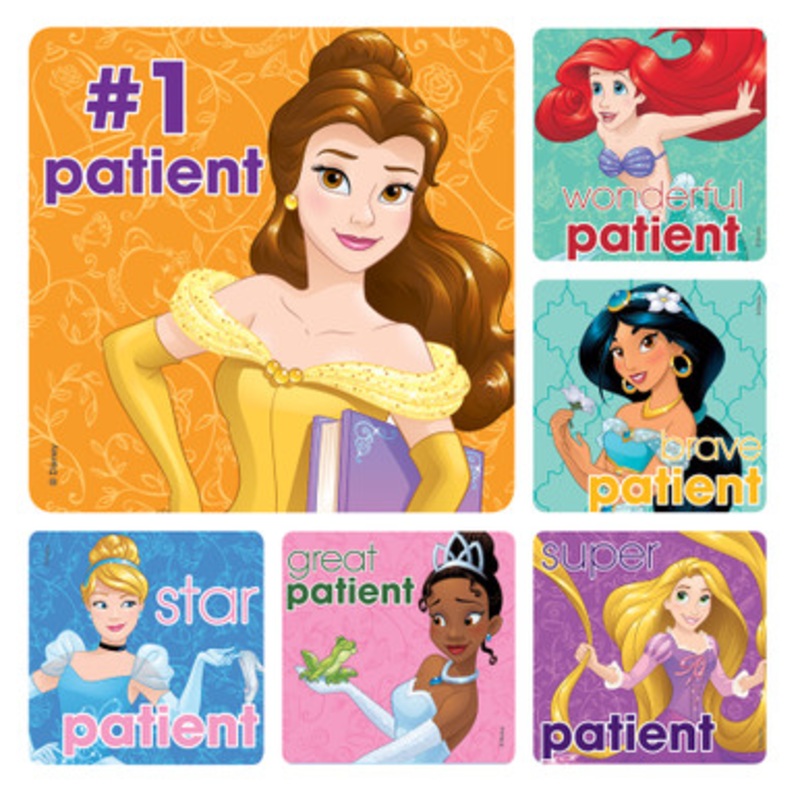 Princess Patient Stickers 100/Pack